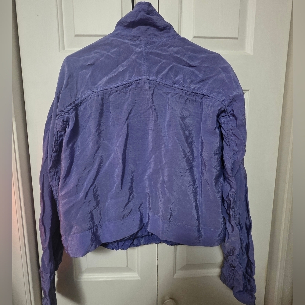 Athleta Arrival Jacket In Dark Adonis Blue/Purple Size M - Picture 7 of 12